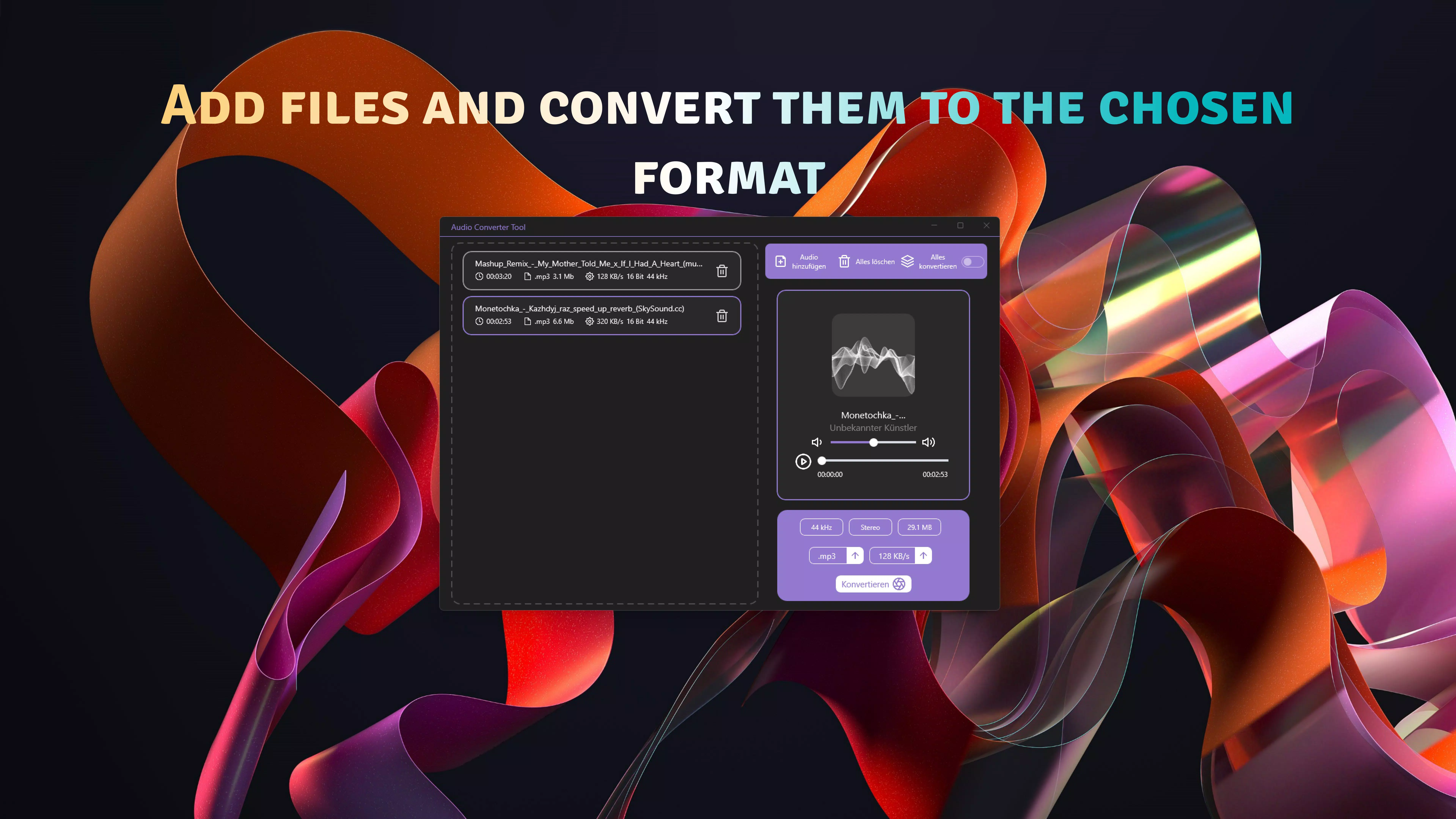 Audio Converter Tool