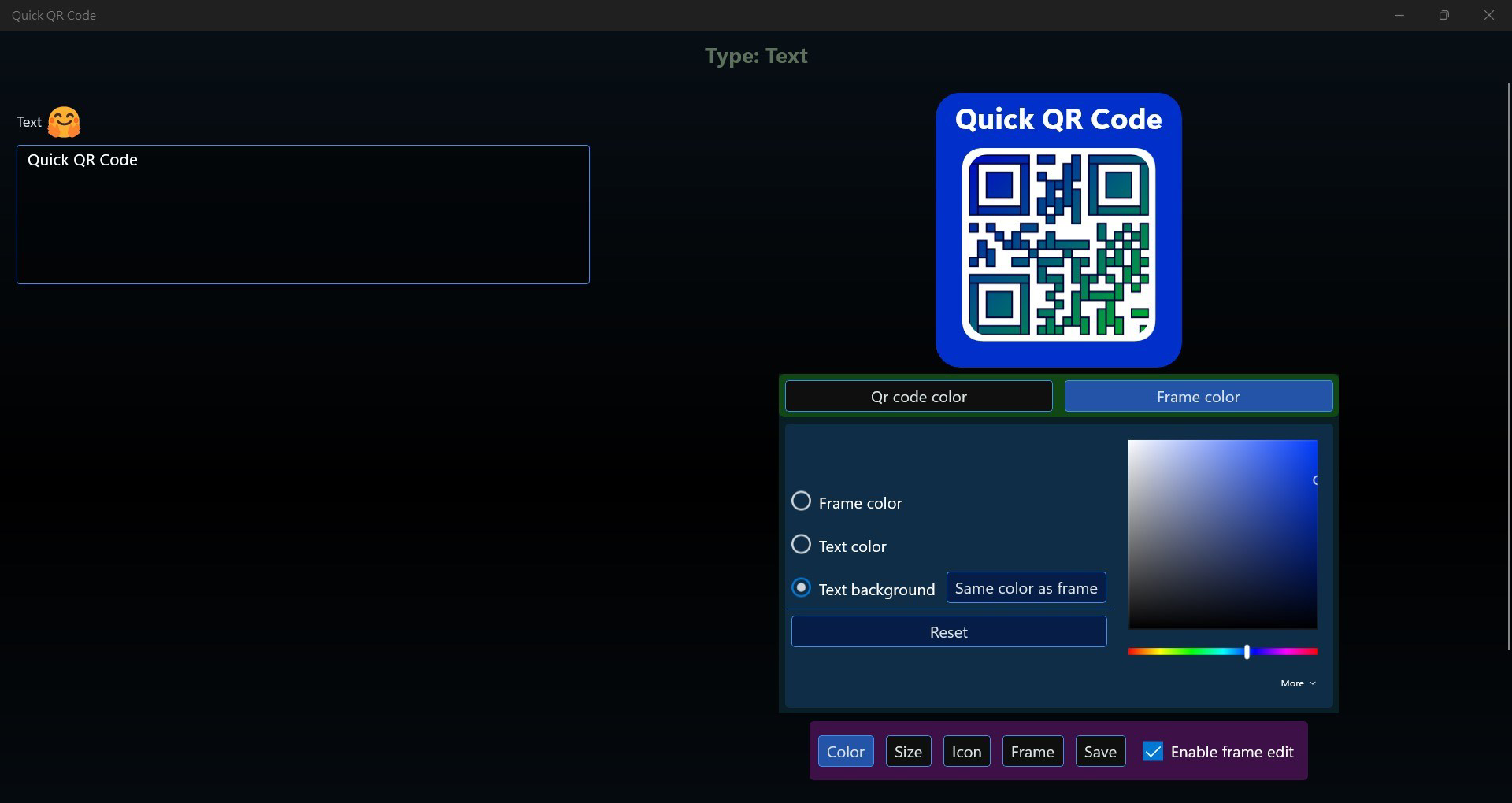Quick QR Code
