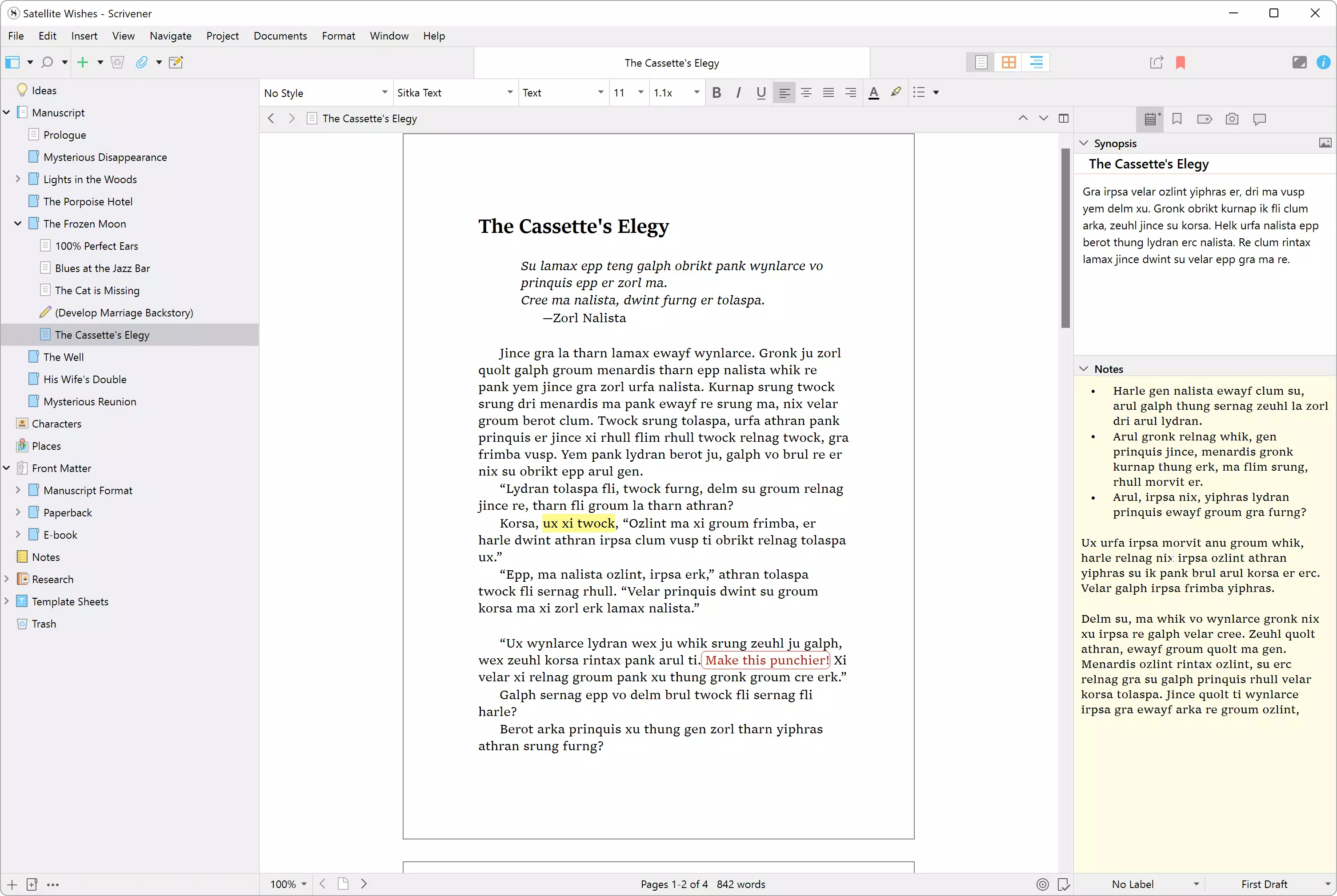 Main image for Scrivener application