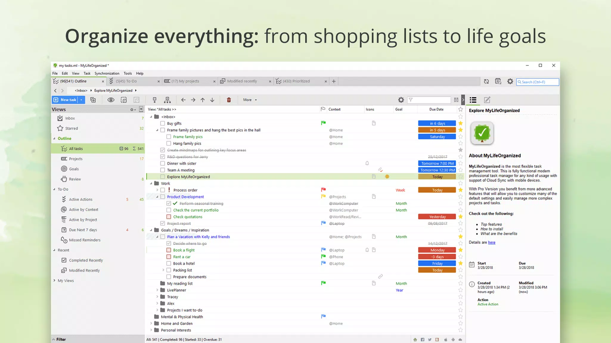 MyLifeOrganized - To-Do List