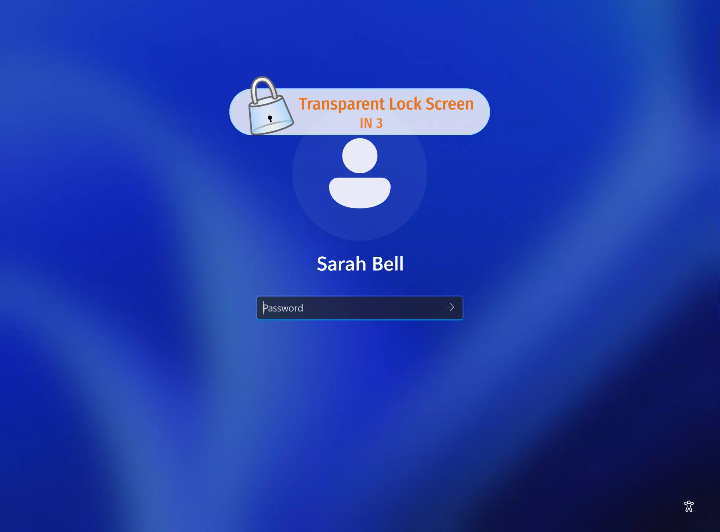Transparent Lock Screen