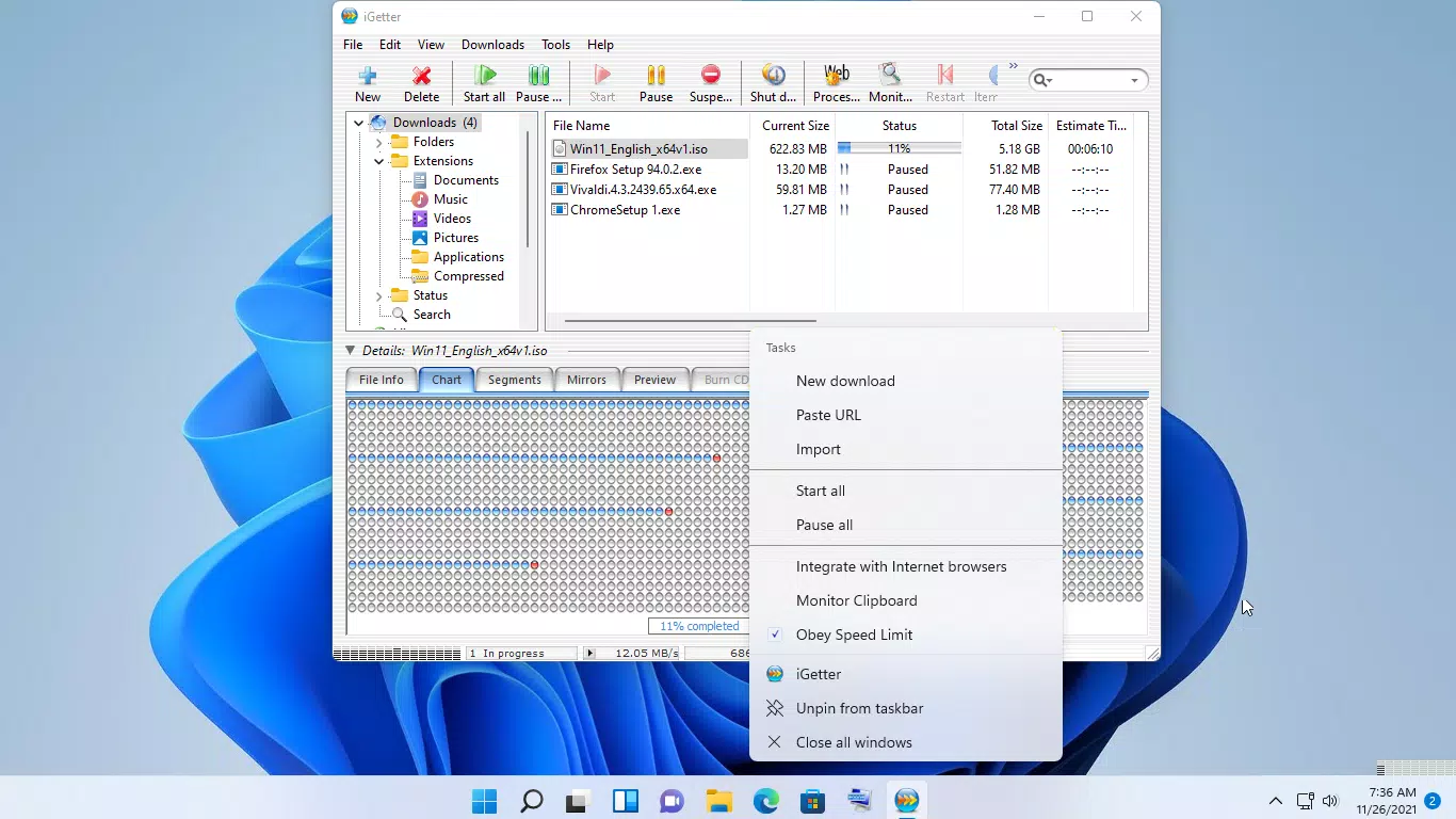 iGetter Download Manager