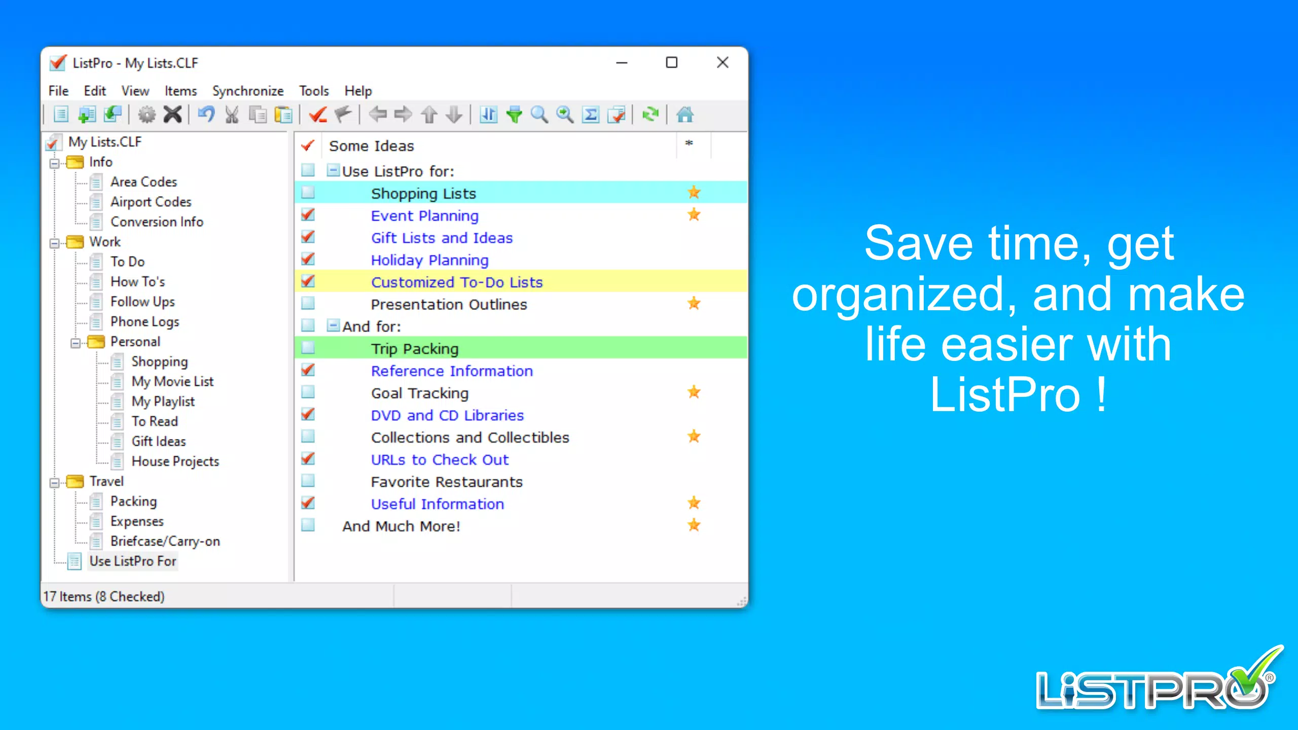 ListPro for Windows