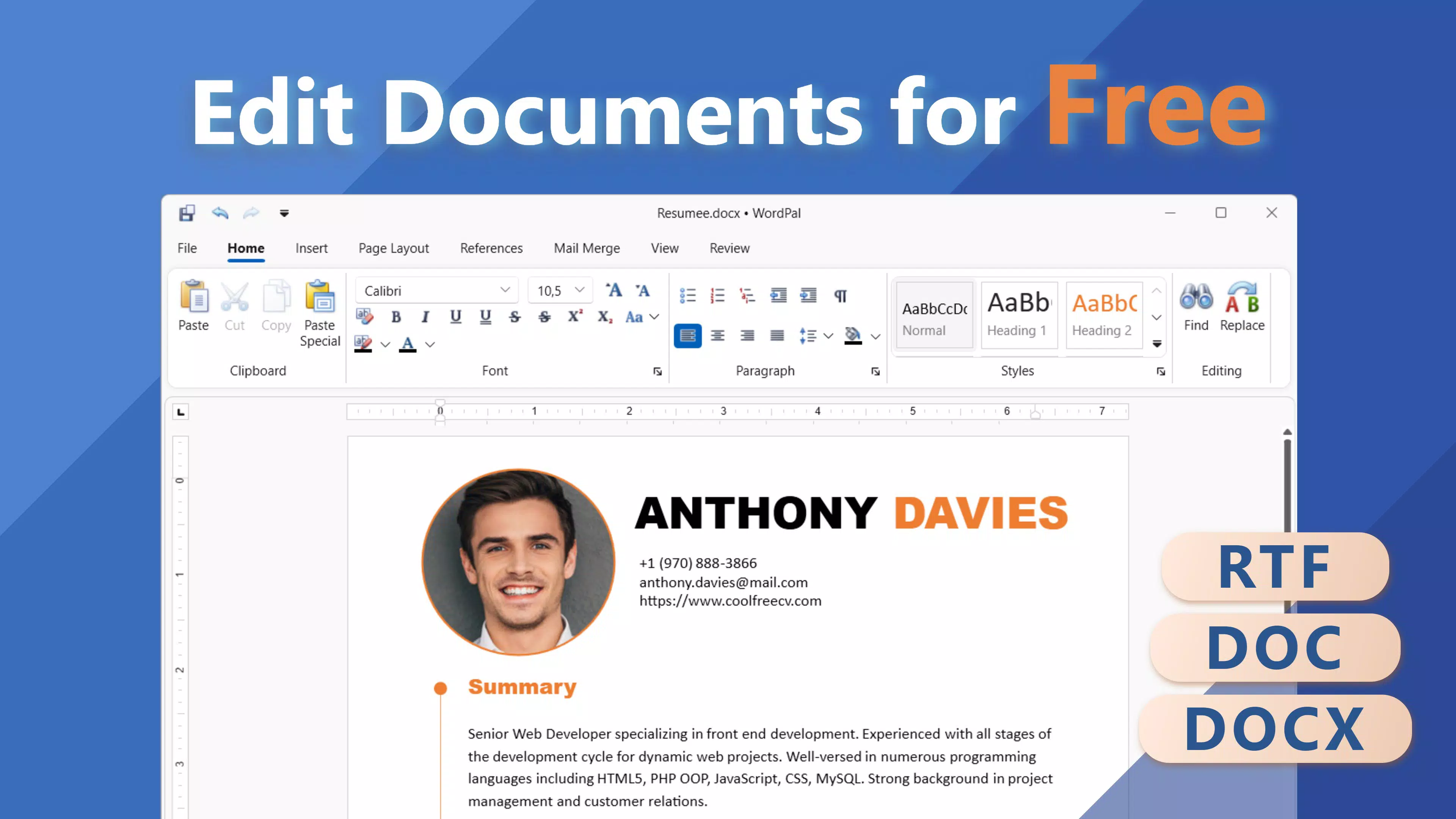 WordPal - Edit DOCX