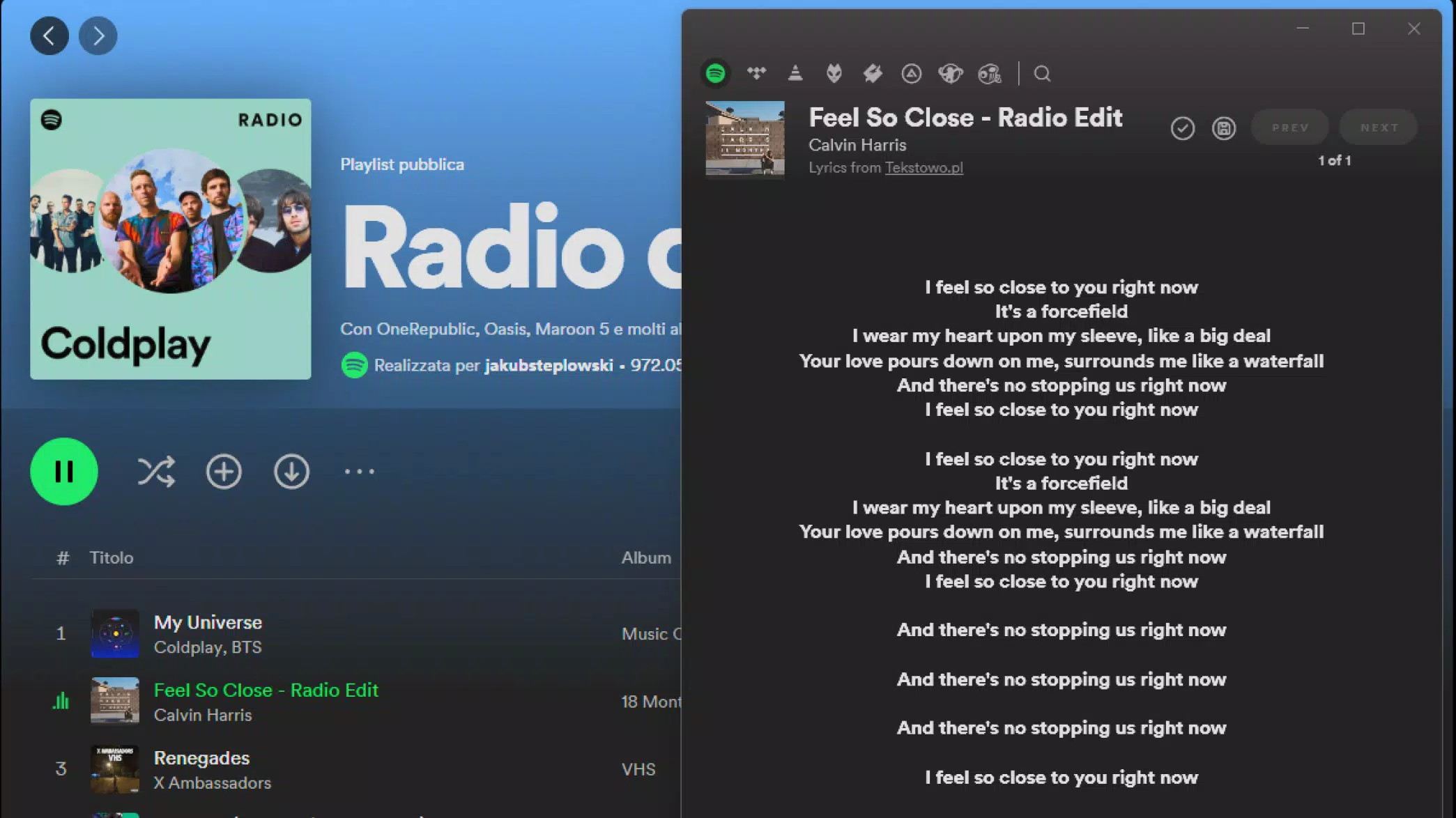 Versefy - Lyrics finder