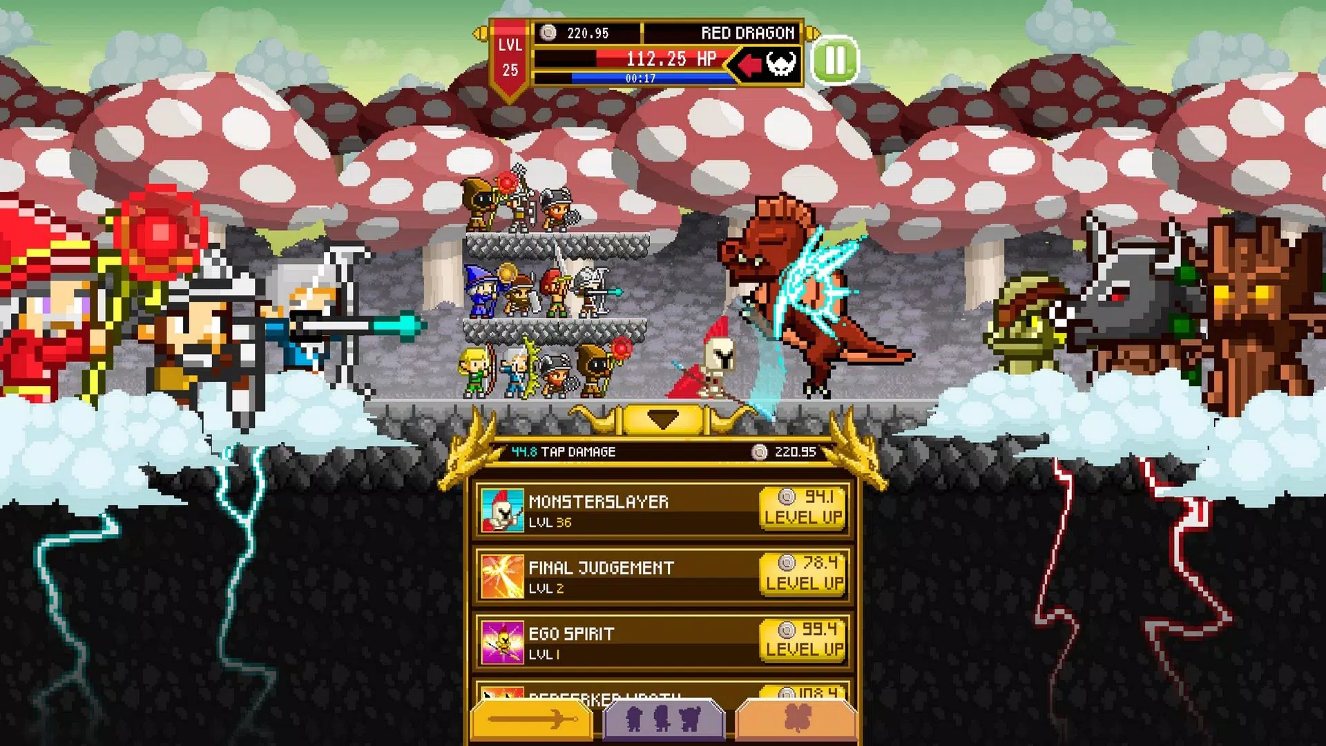 Clicker : Knights vs dragons