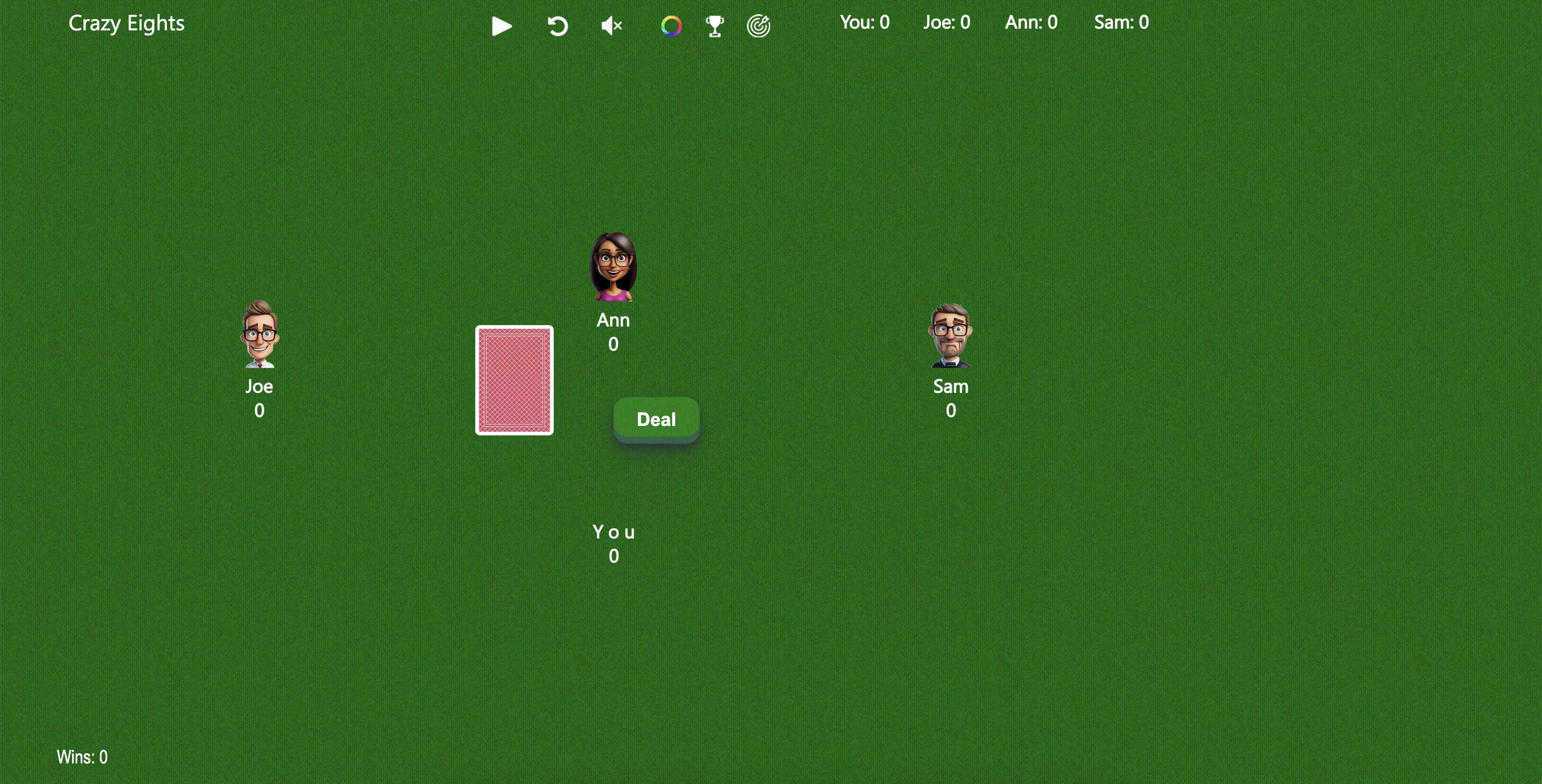 Crazy Eights Solitaireeе