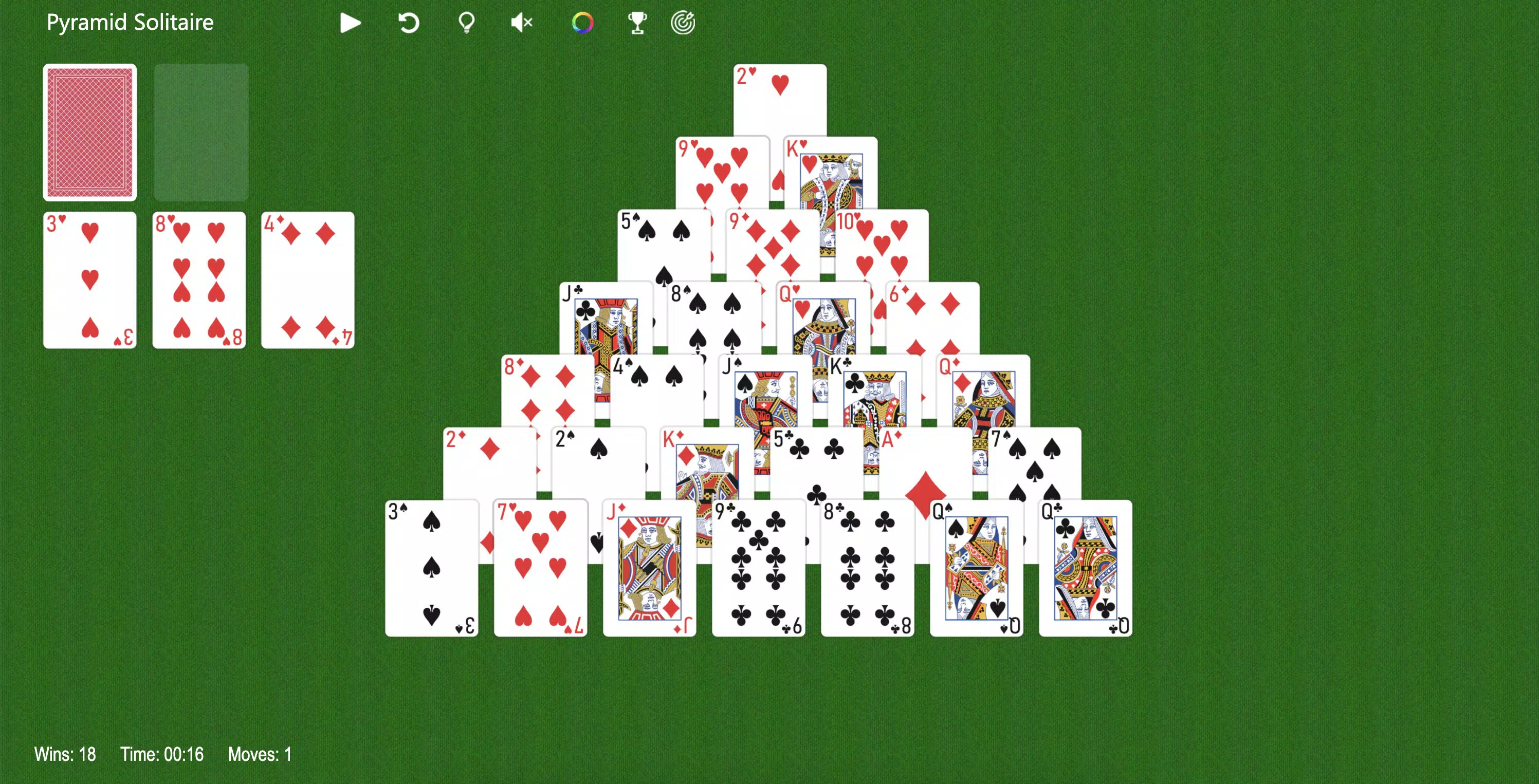 Pyramid Solitaire Solitairee