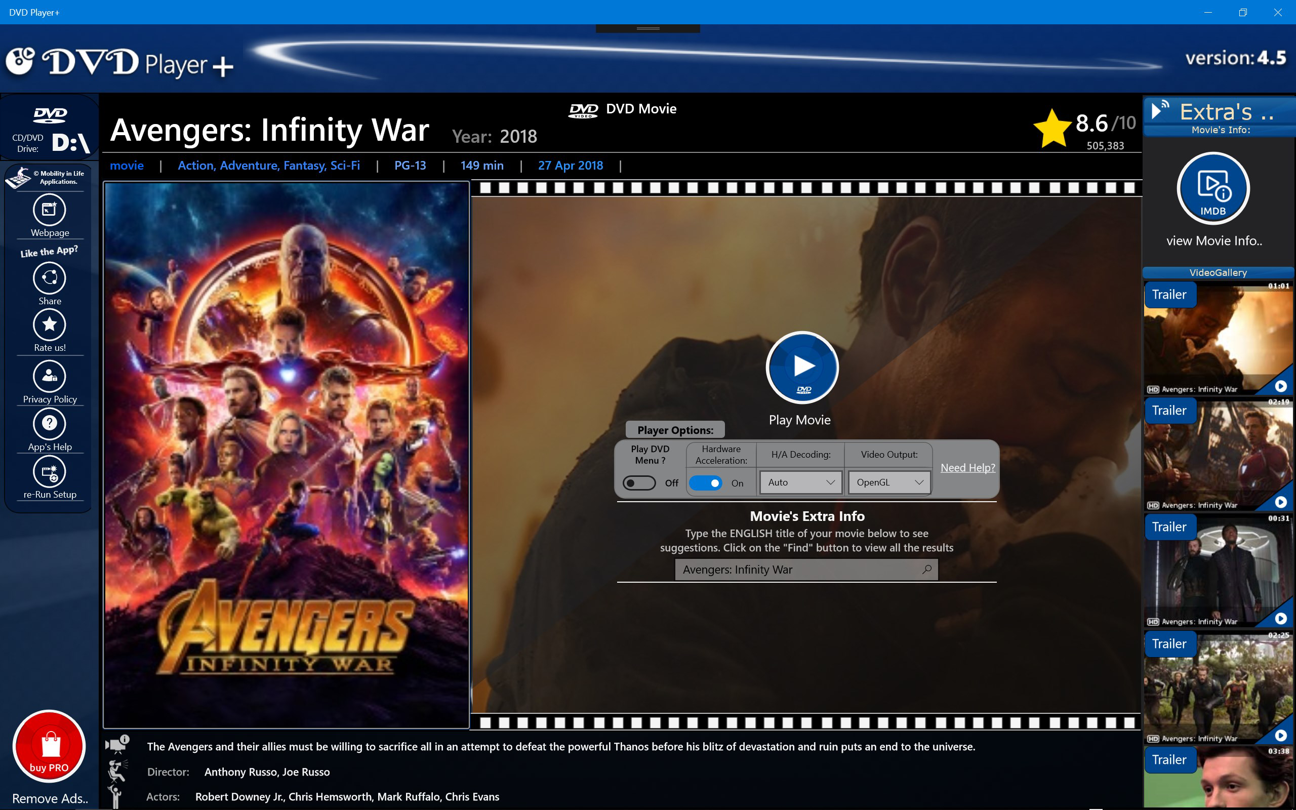 Download DVD Player+ Latest for Windows PC