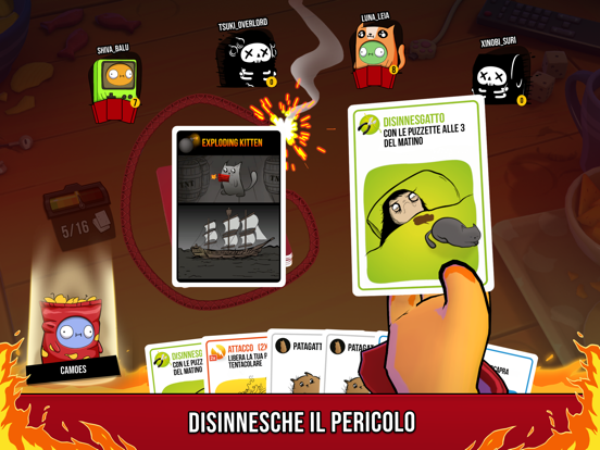 Exploding Kittens® 2 الملصق