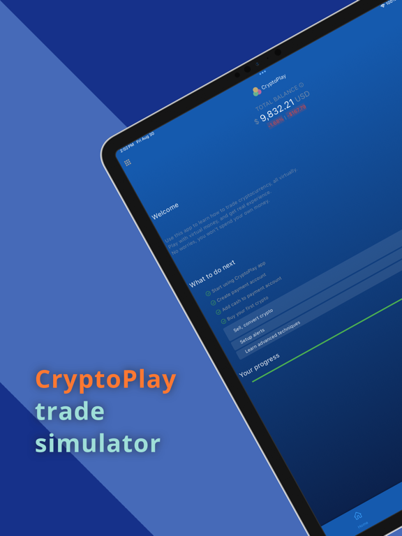 CryptoPlay: trade simulator 海報