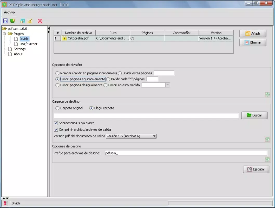 PDF Split and Merge