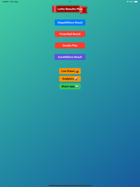 Lotto Results Plus for iOS (iPhone/iPad) Free Download at AppPure