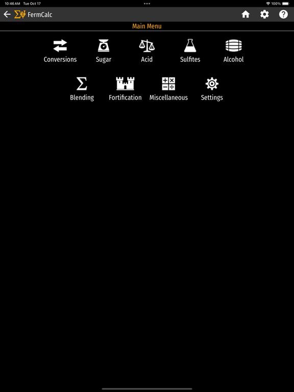 FermCalc Winemaking Calculator for iOS (iPhone/iPad/iPod touch) Free
