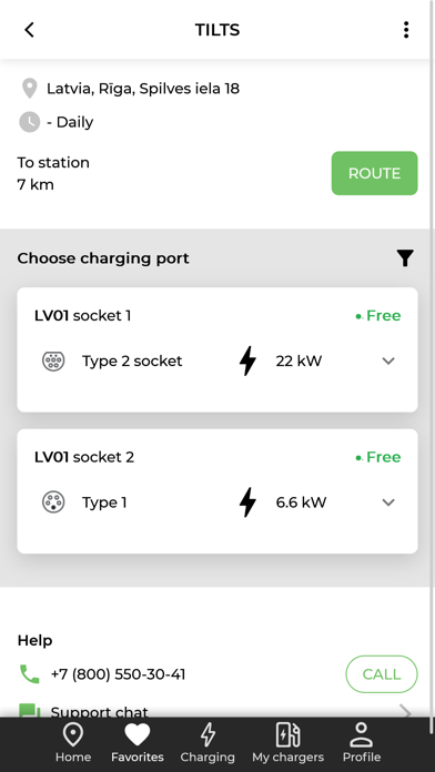 TOUCH charging stations poster