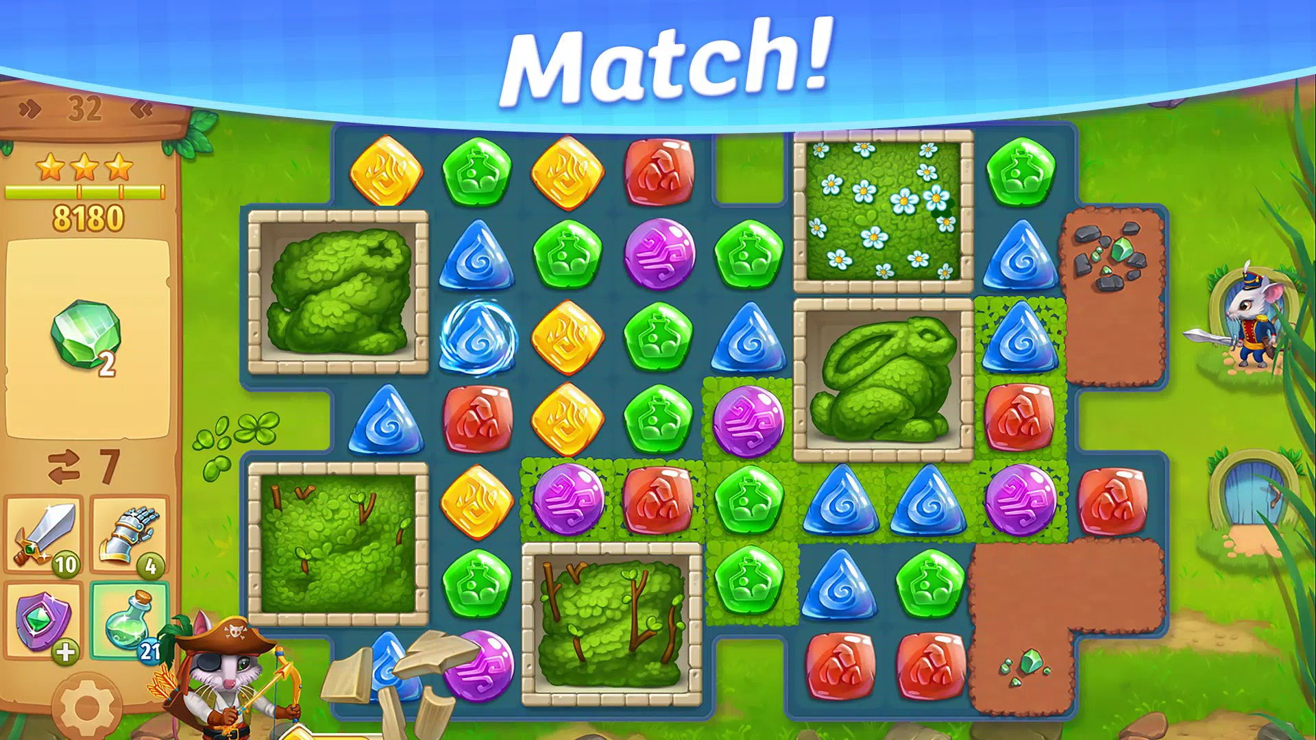 Strongblade - Match 3 Puzzle Game