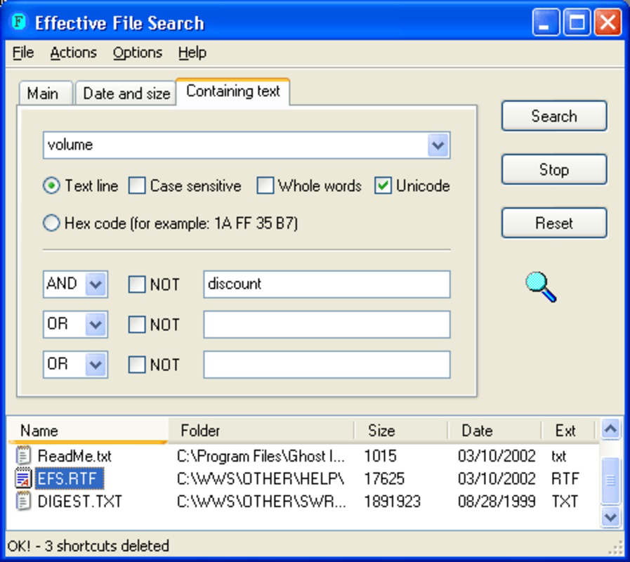 Effective File Search