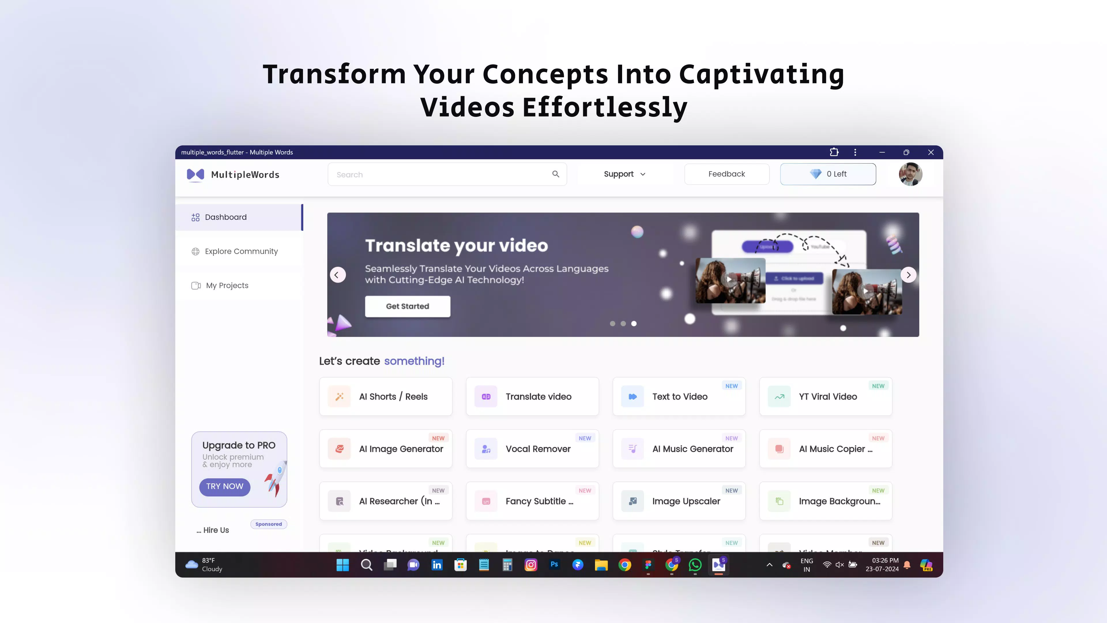 viral clip maker: AI studio