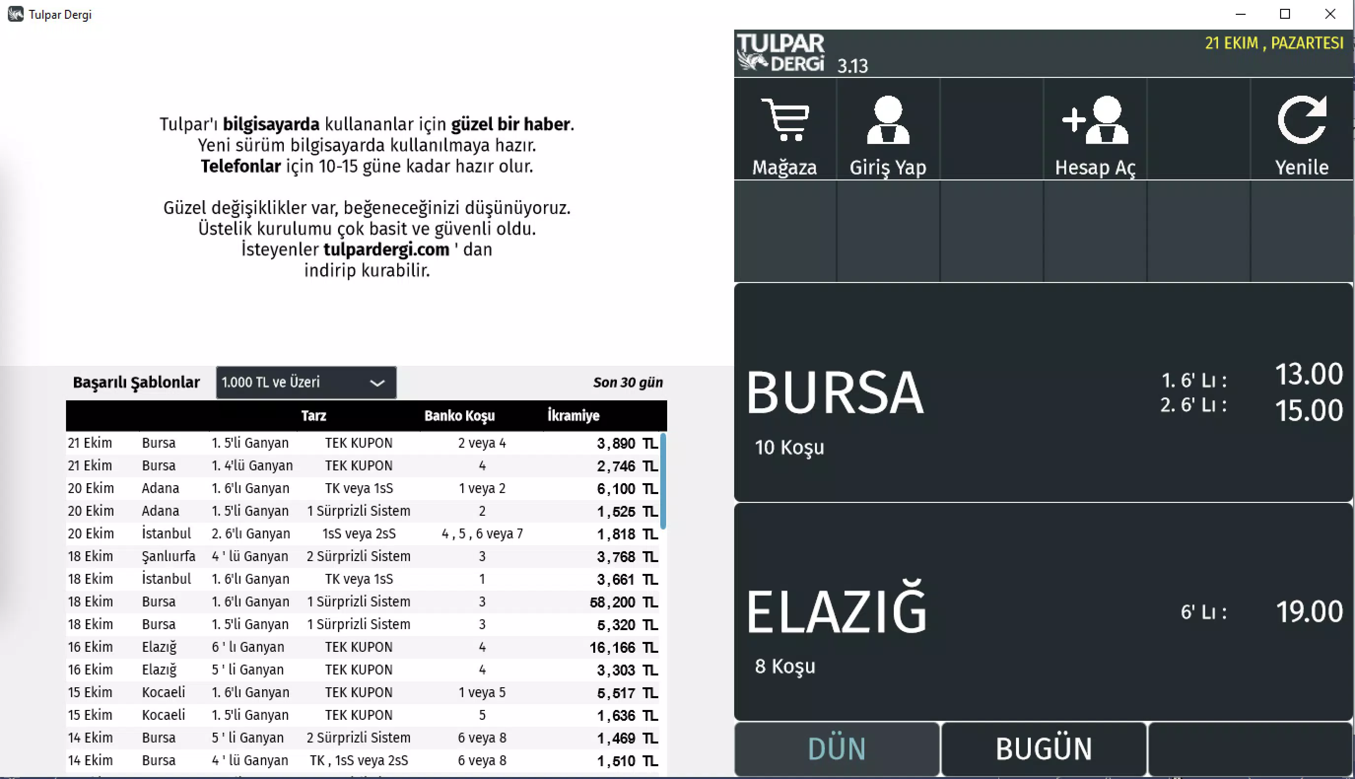 Tulpar Dergi - At Yarışı