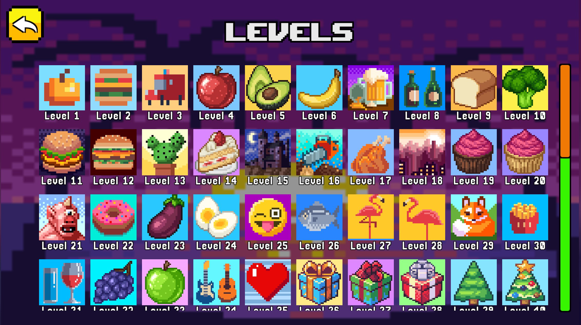 Diamond Pixel Art Colors