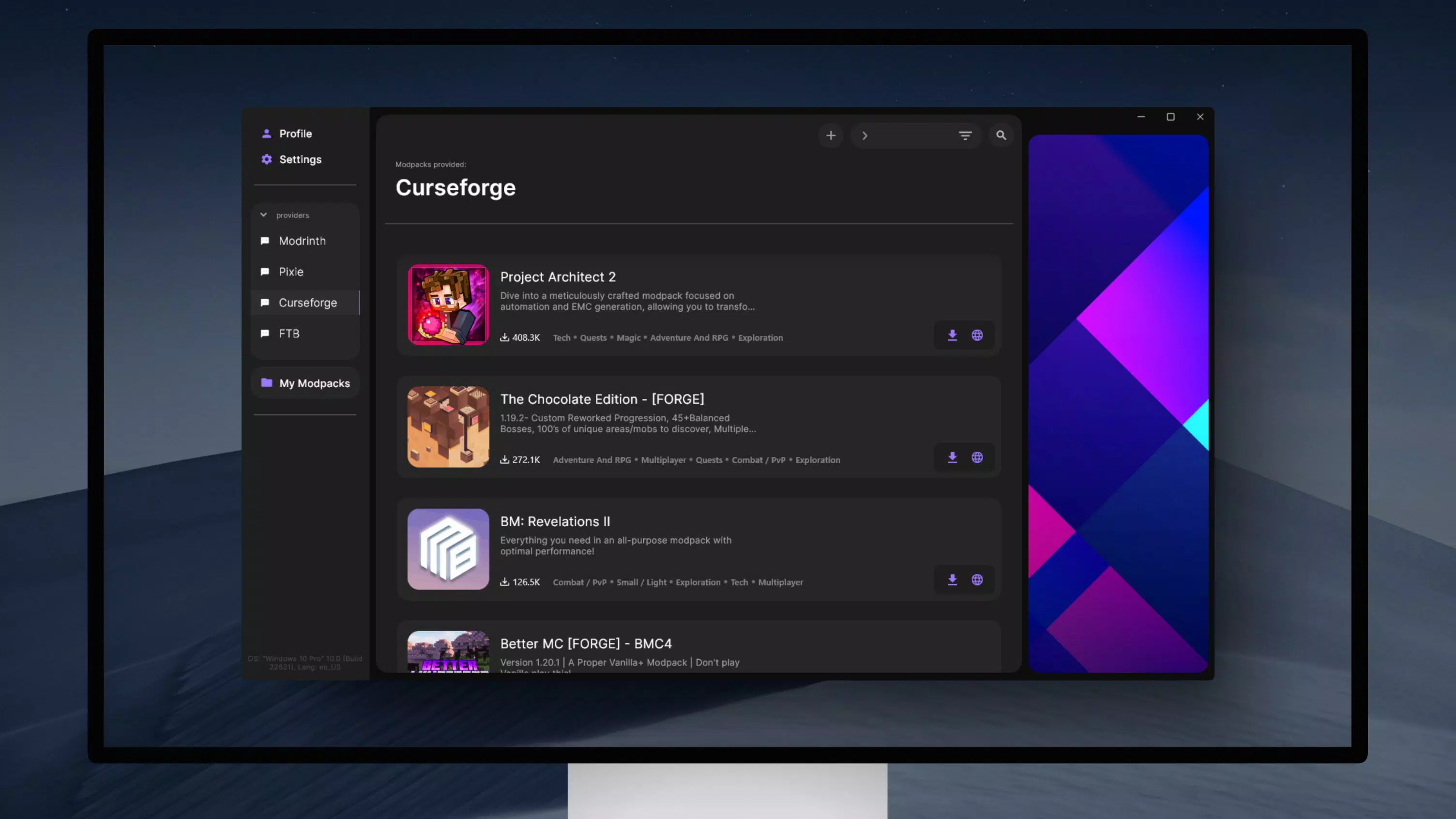 Mc-Pixie Launcher