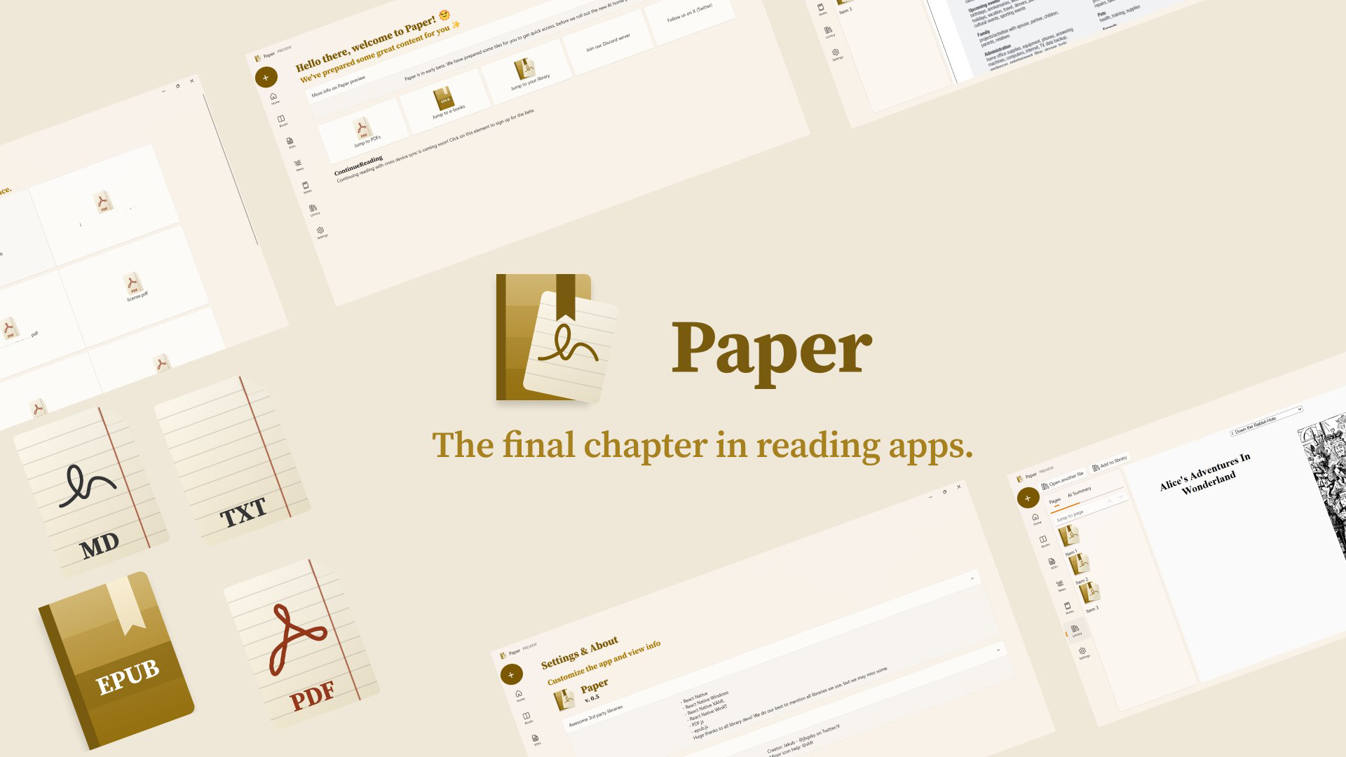 Paper — PDFs, Books & News for PC Windows Download