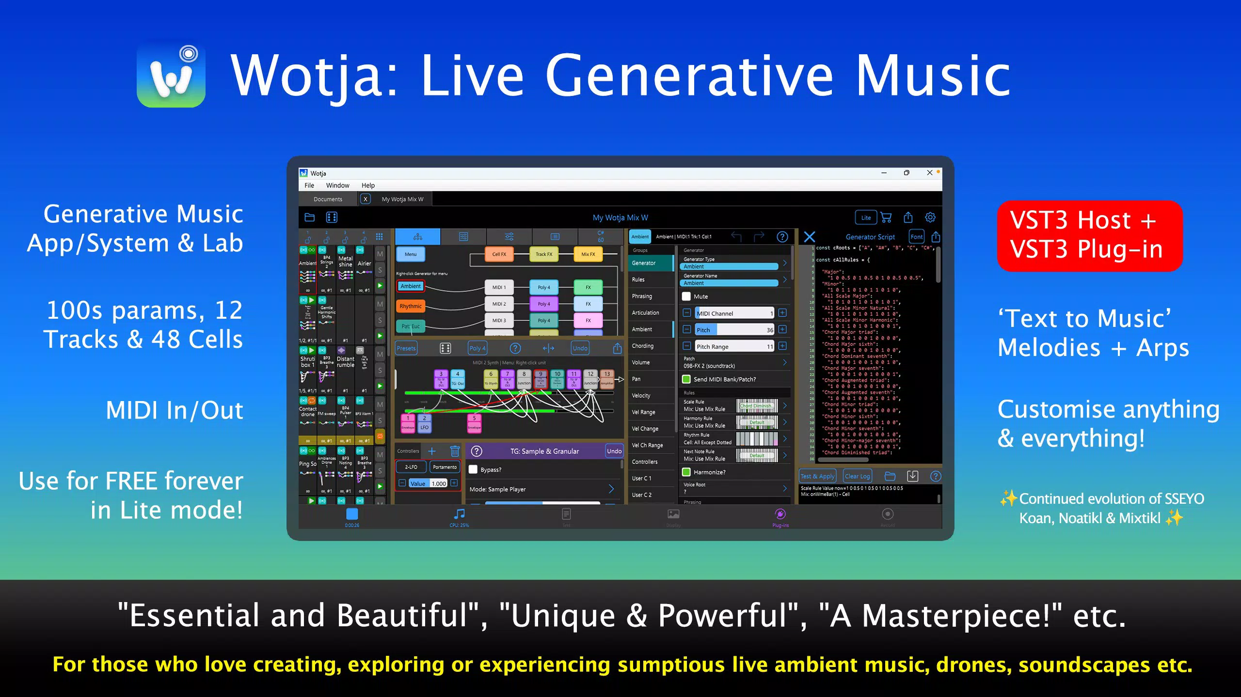 Wotja: Live Generative Music