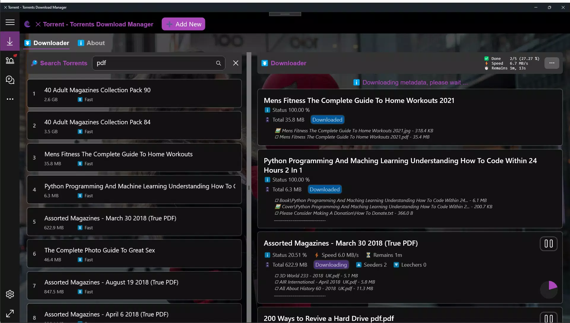Torrent - Torrents Download Manager