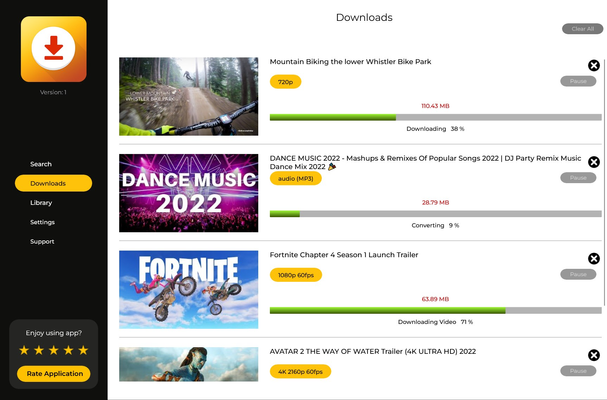SnapTube - MP3 Music & Video Downloader for PC Windows Download