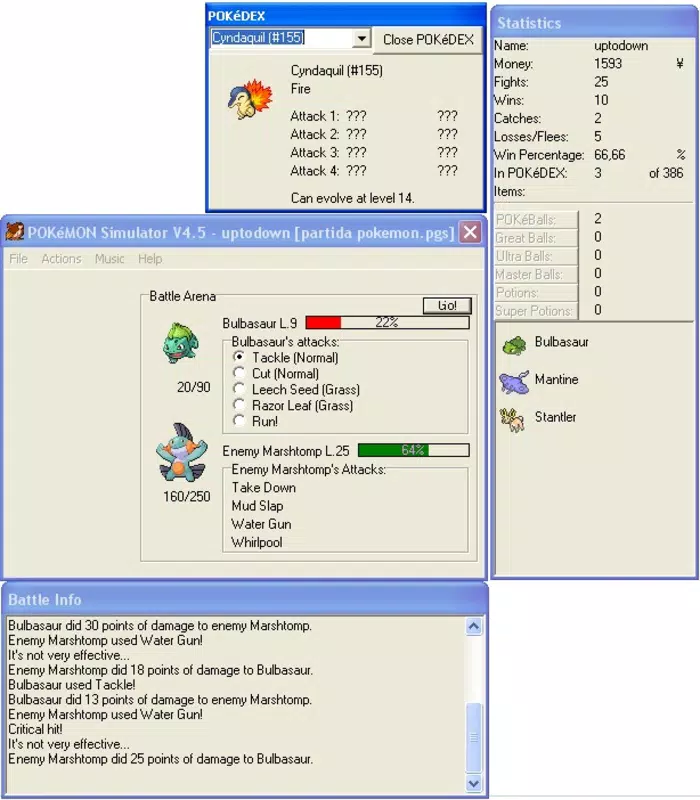 Pokemon Simulator