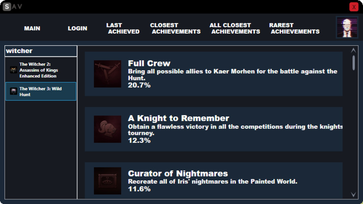 Steam Achievement Viewer
