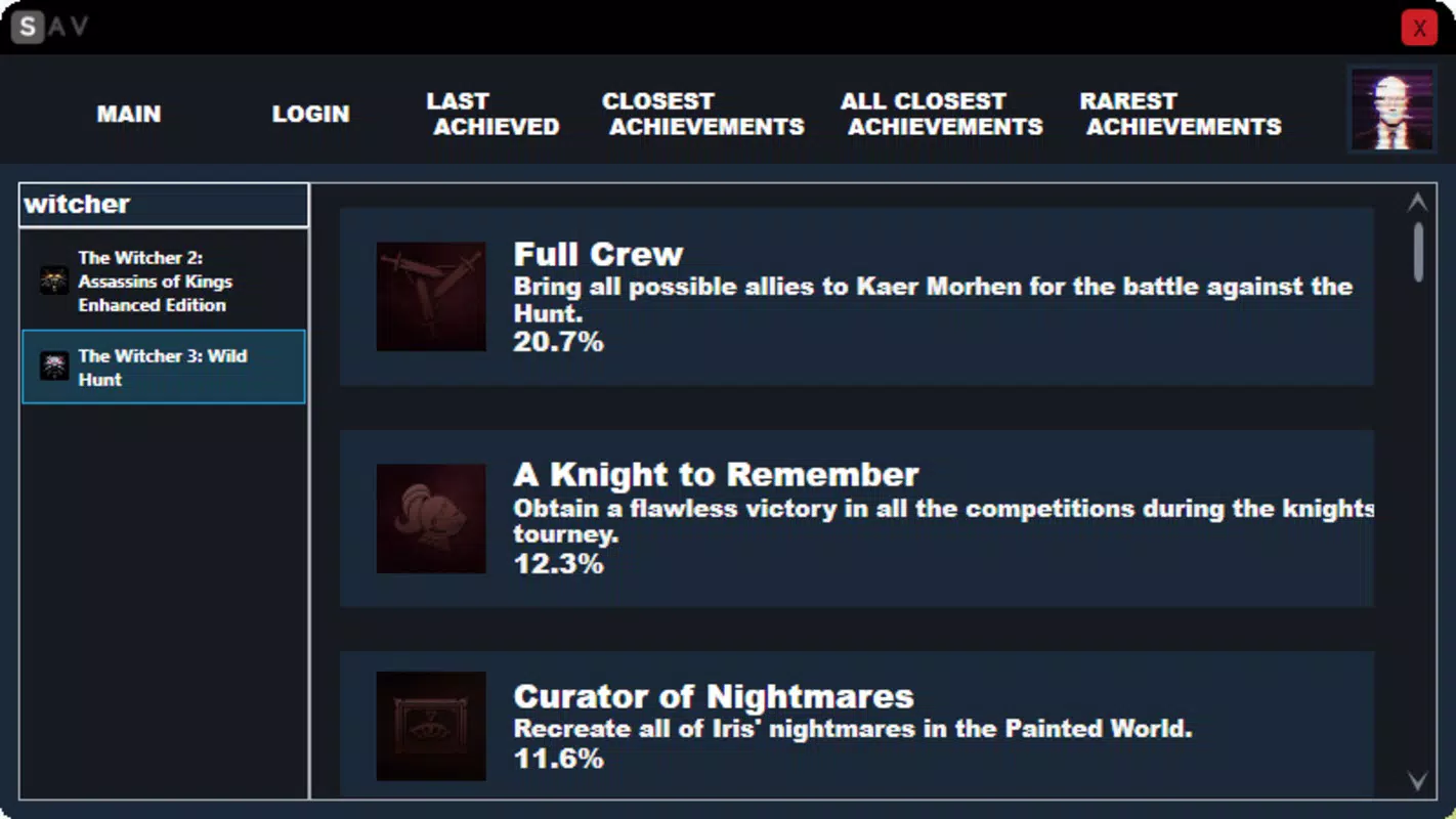 Steam Achievement Viewer