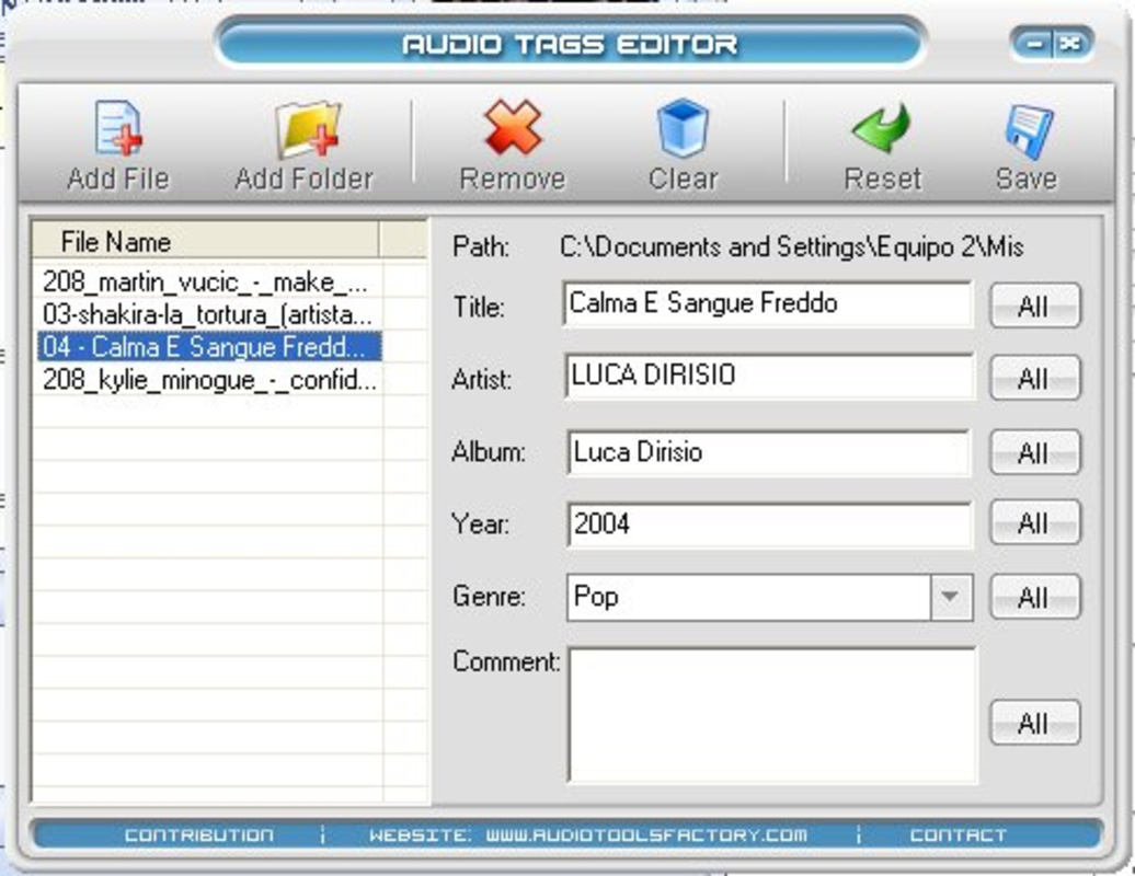 Download Audio Tags Editor Latest 1.00.3 for Windows PC