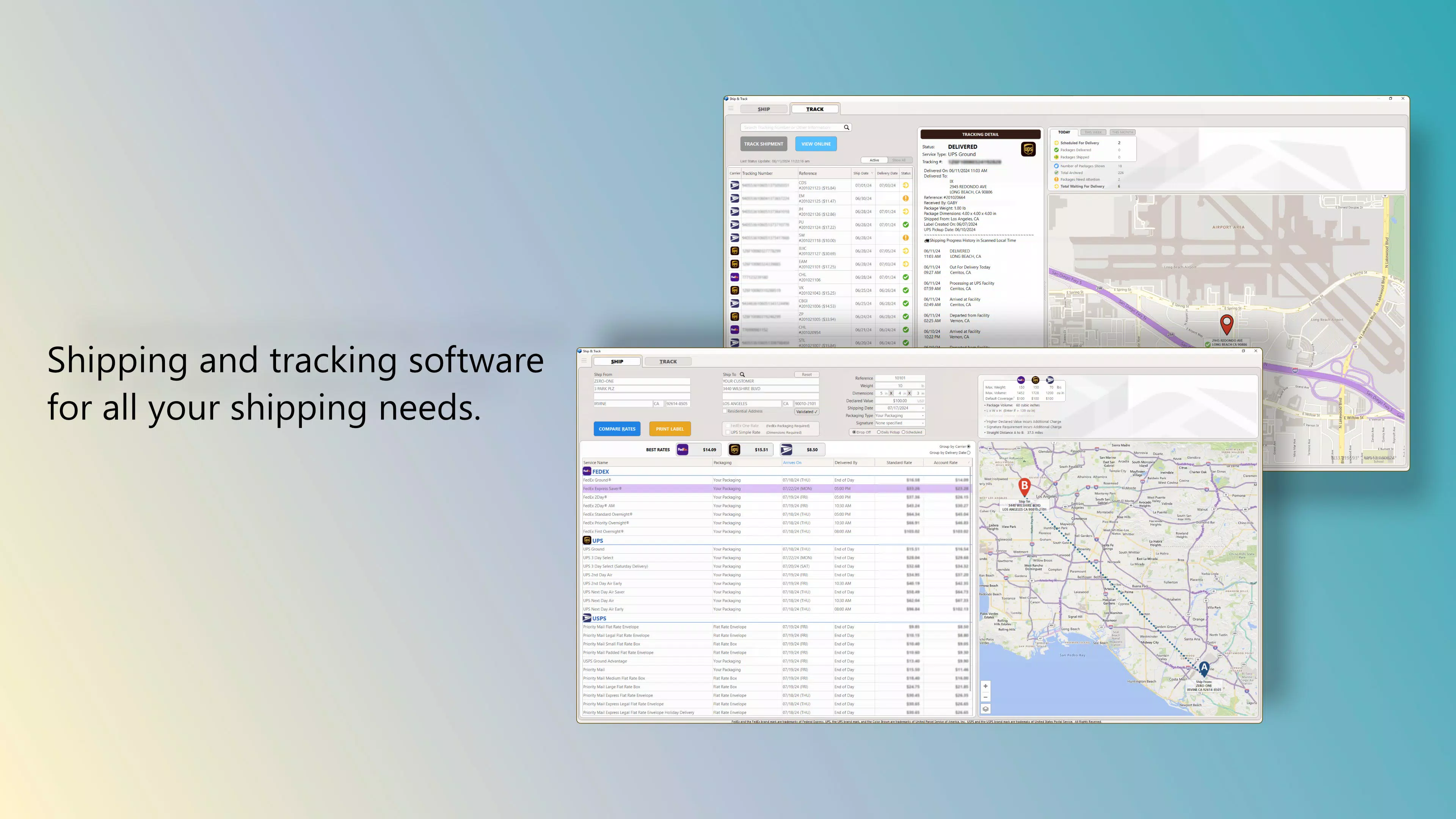Main image for Ship&Track application