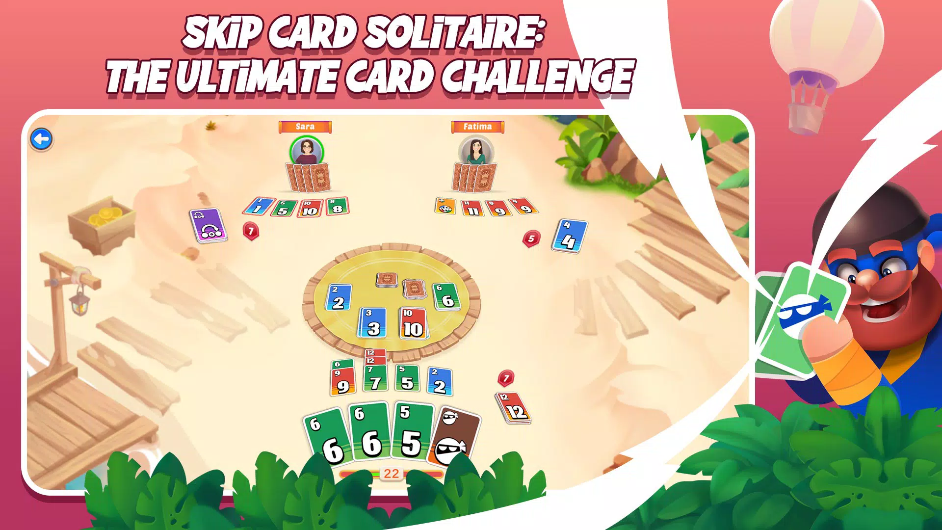 Skip Card Solitaire 3D