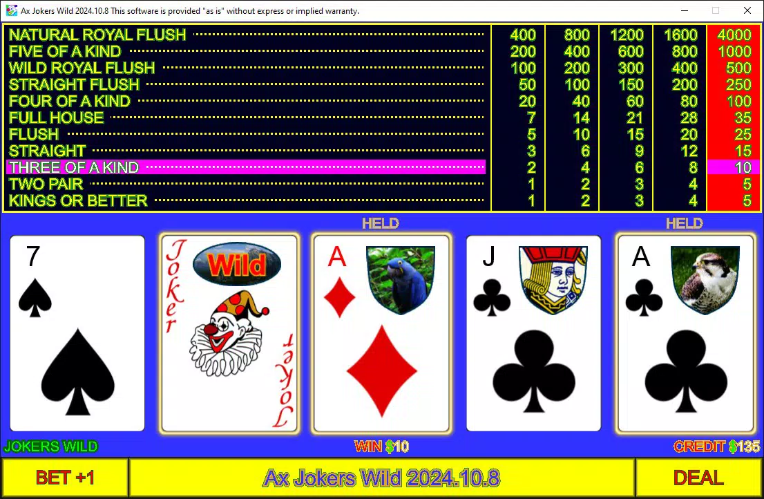 Ax Jokers Wild