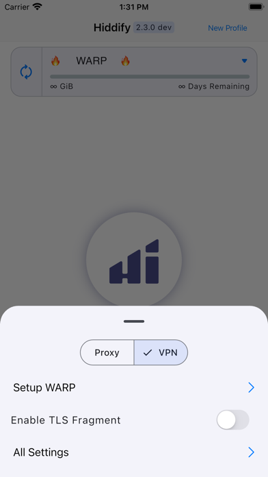 Hiddify Proxy & VPN for iOS (iPhone/iPad) - Free Download at AppPure