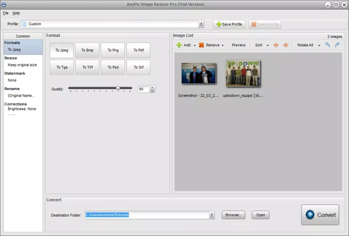 Main image for PearlMountain Image Resizer Pro application