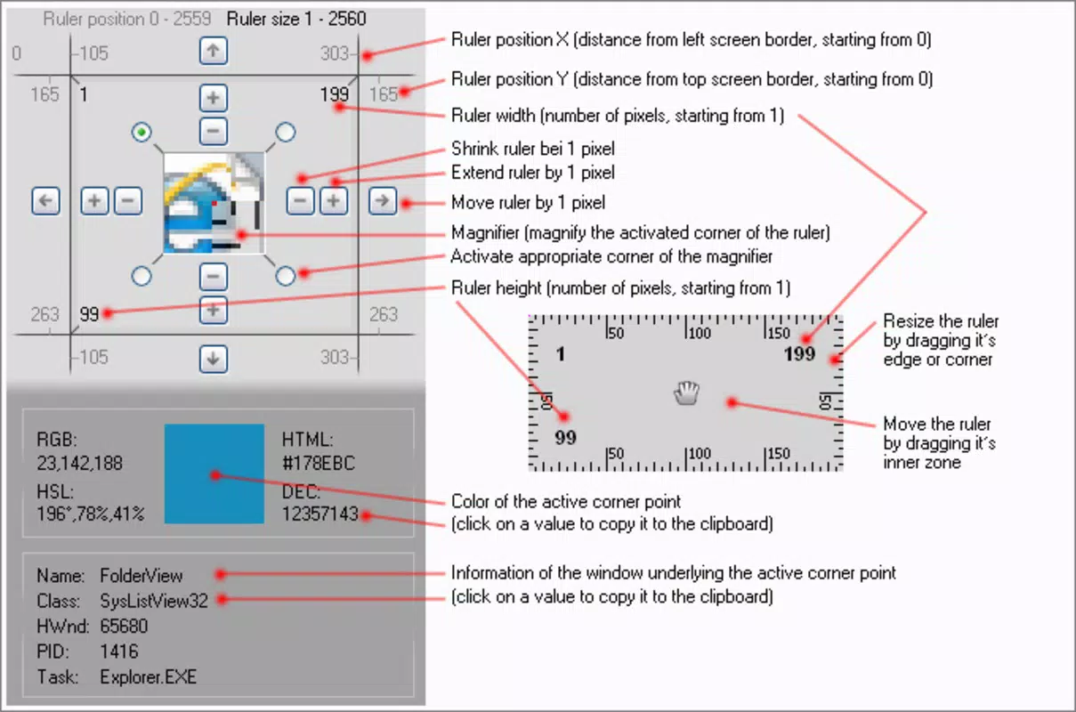 Main image for Screen Ruler 2D application