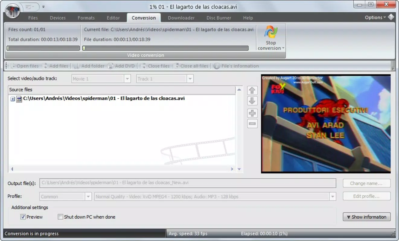 3D Converter