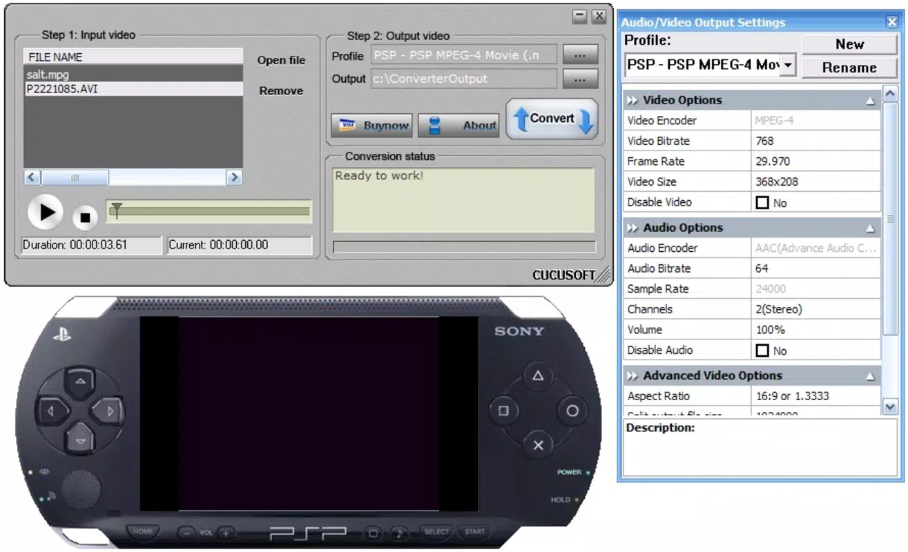 PSP Video Converter