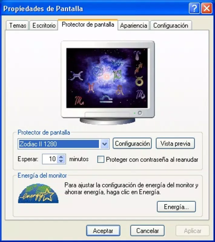 Zodiac II Screensaver