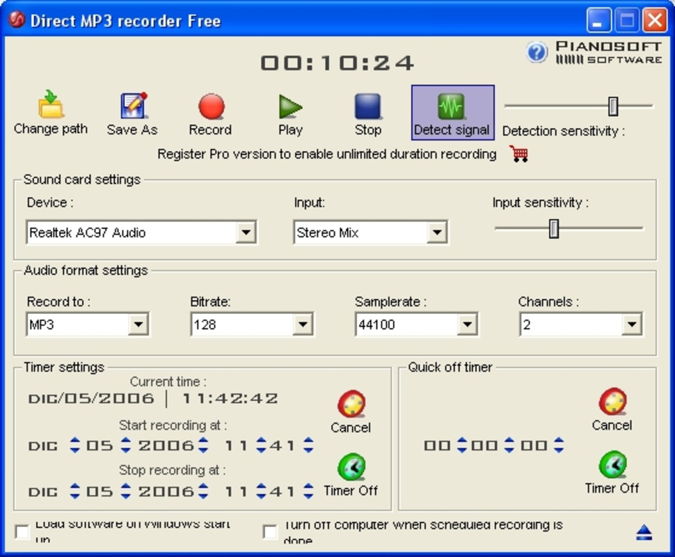 Direct MP3 Recorder Free
