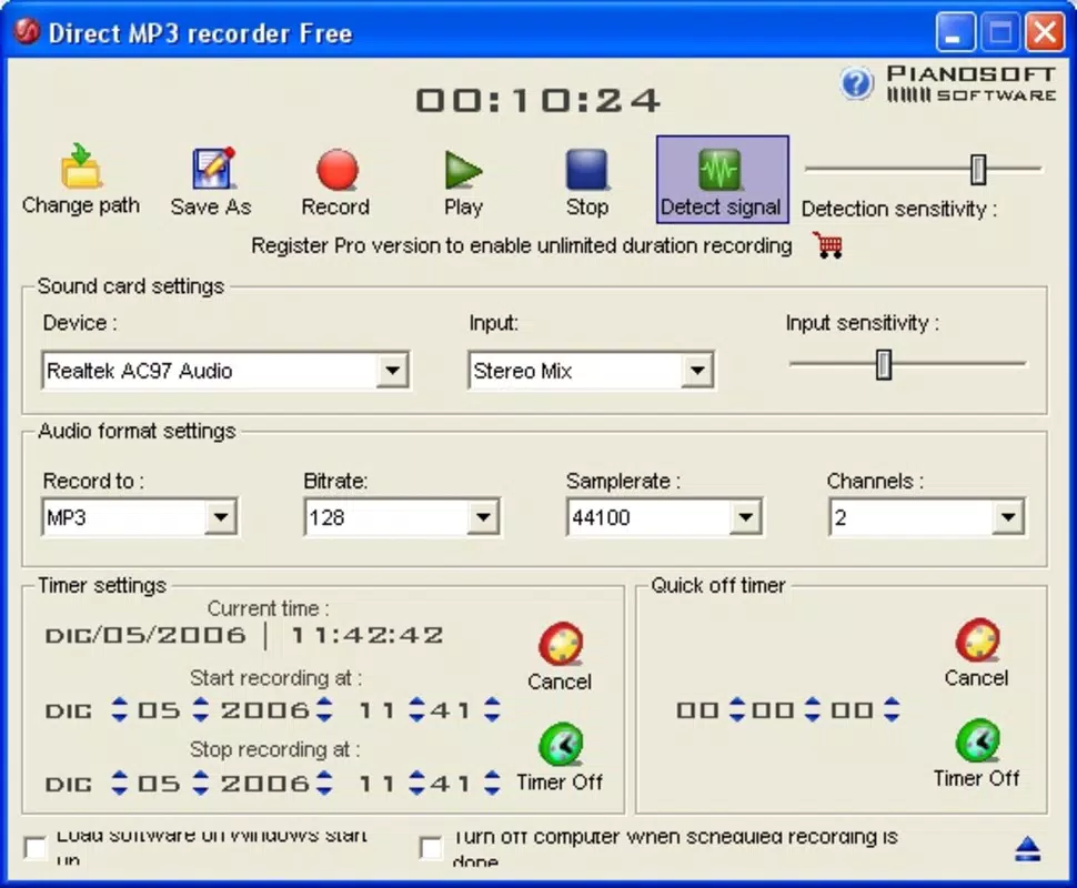 Direct MP3 Recorder Free