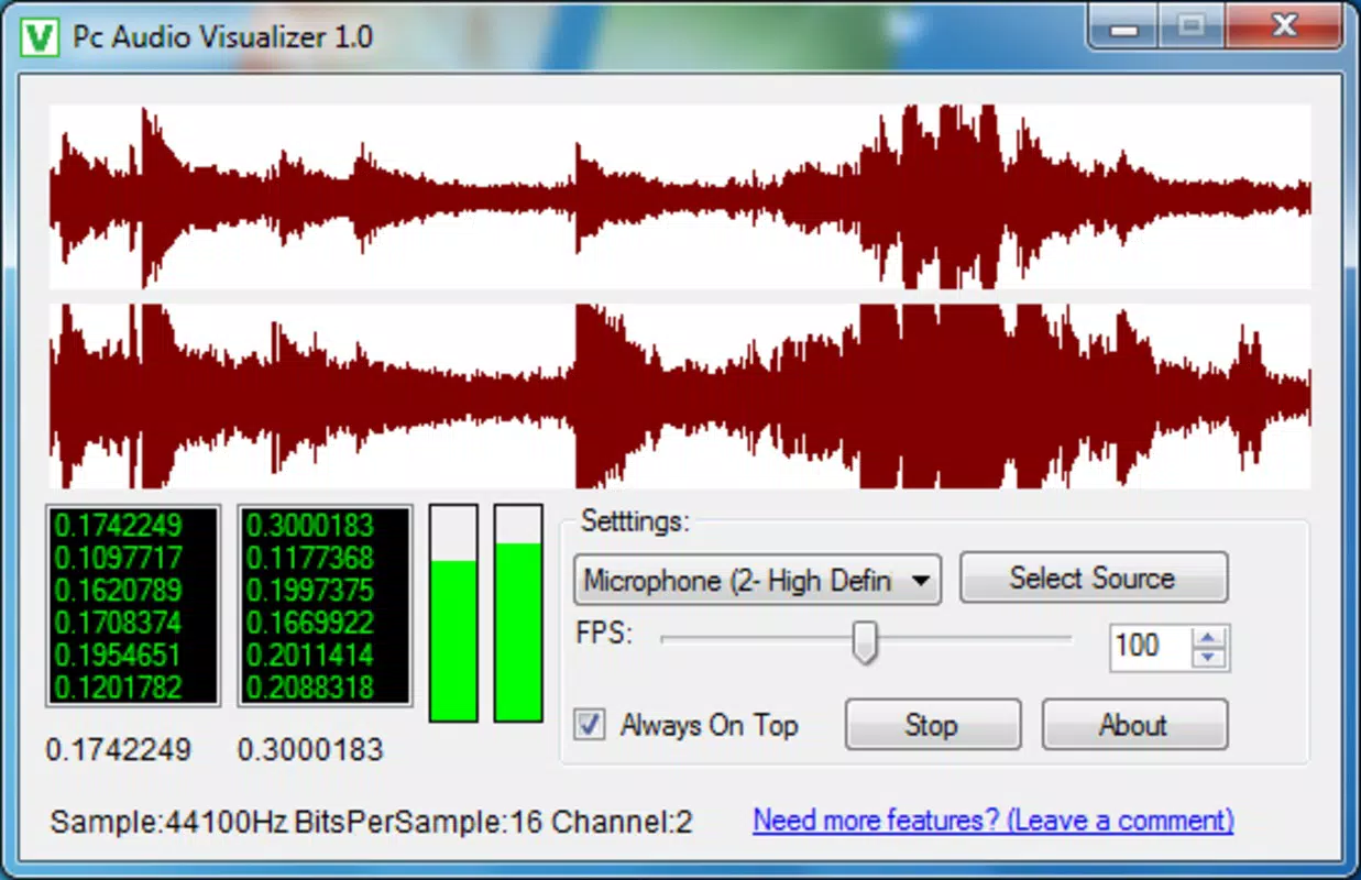 Pc Audio Visualizer
