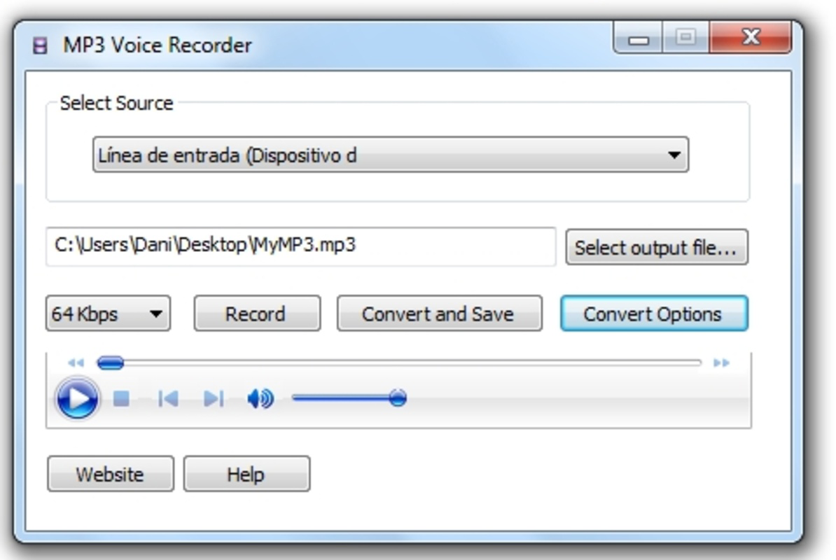 MP3 Voice Recorder for PC Windows 1.1 Download