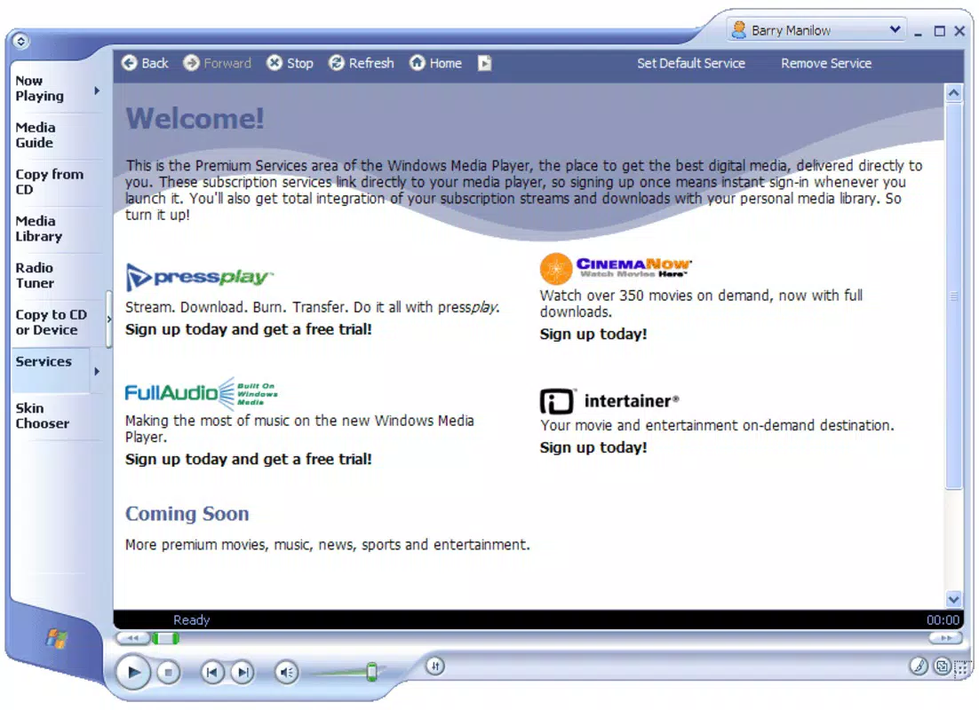 Windows Media Player 9 Series