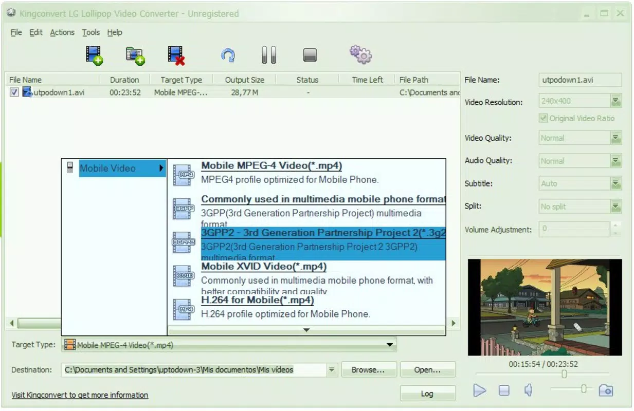 LG Lollipop Video Converter