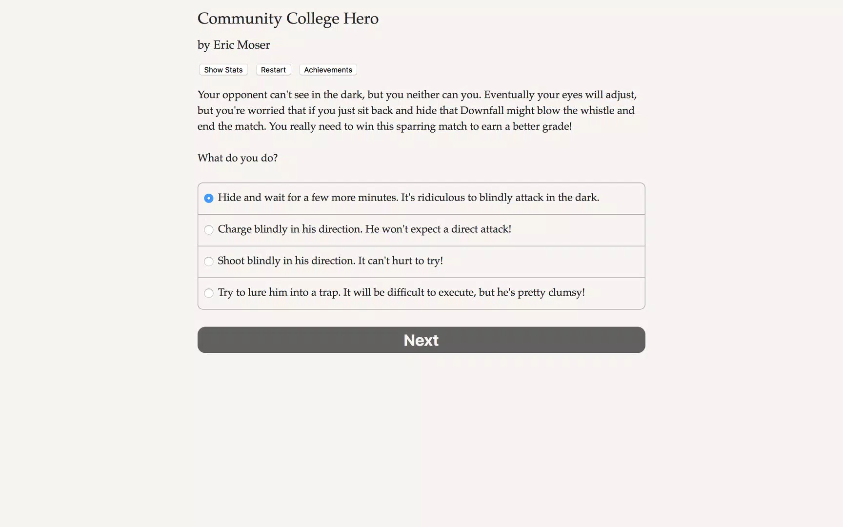 Community College Hero: Trial by Fire