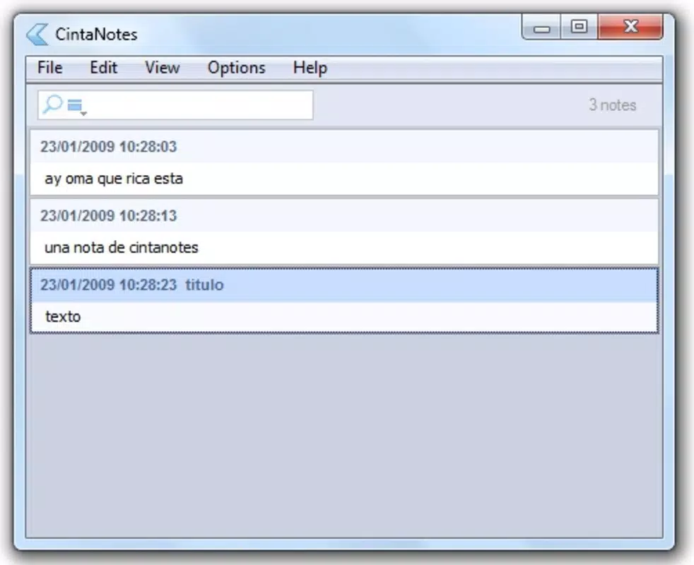 Main image for CintaNotes application